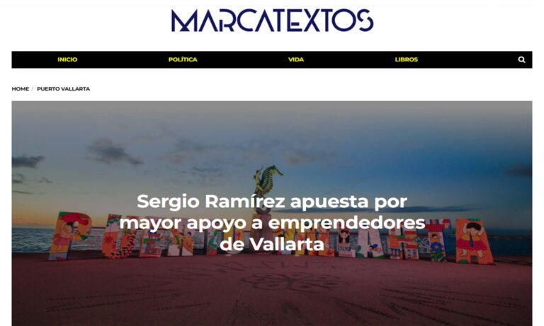 Lee más sobre el artículo (Nota) Sergio Ramírez apuesta por mayor apoyo a emprendedores de Vallarta