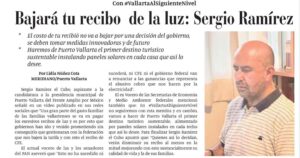 Lee más sobre el artículo (Notas) Bajará tu recibo de la luz: Sergio Ramírez Robles